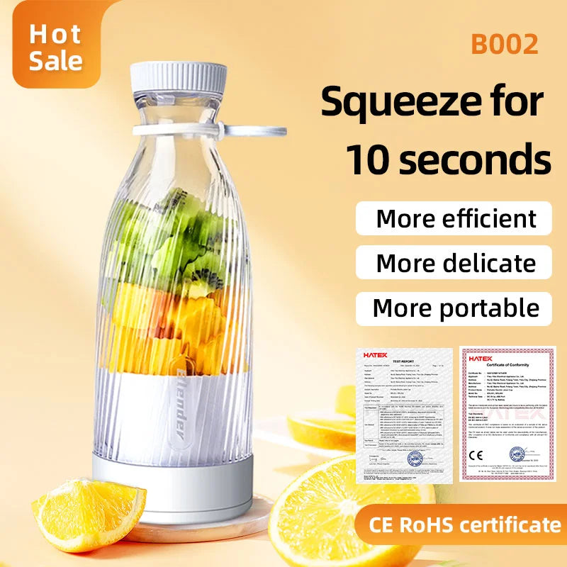 Oeny Portable USB Rechargeable Juicer Blender 6 Blade