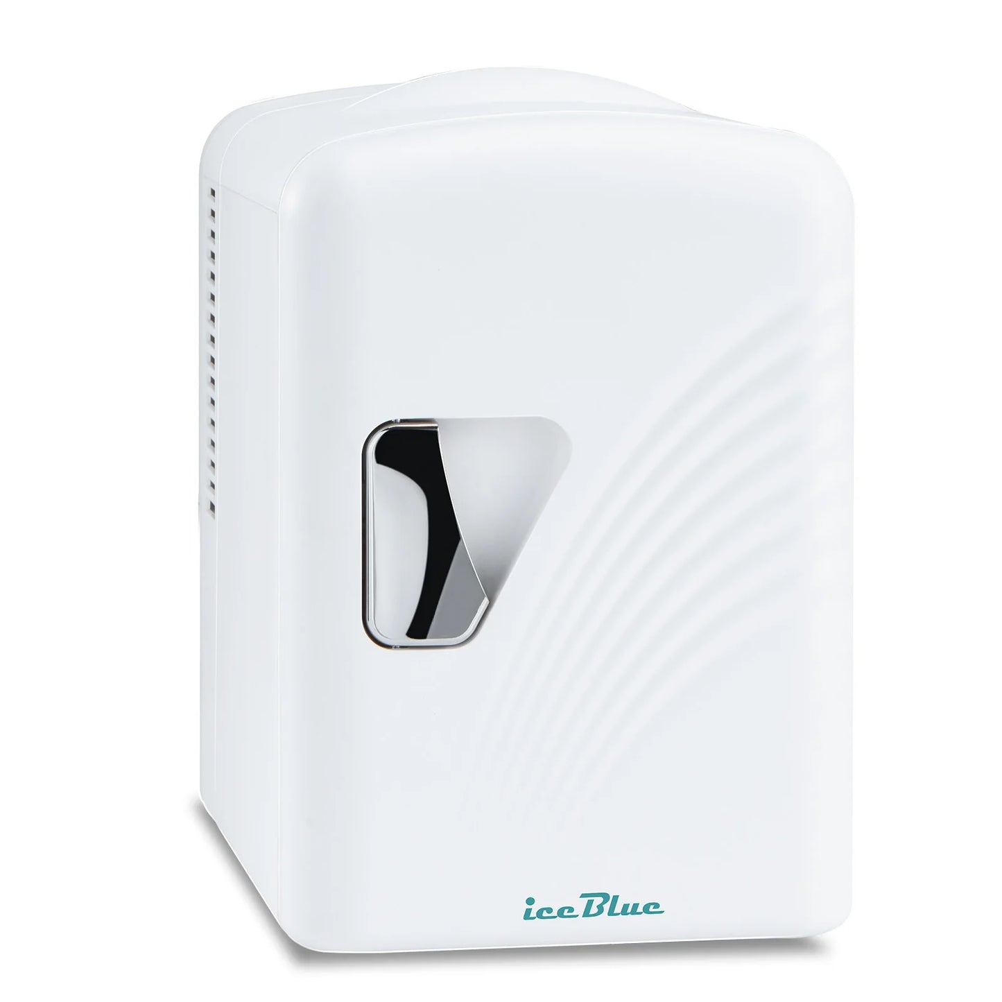 iceBlue Retro Mini Fridge 4L/6Can Dual-use Low Noise Refrigerator Warmer Cooler Makeup Skincare Portable Fridge for Home Car