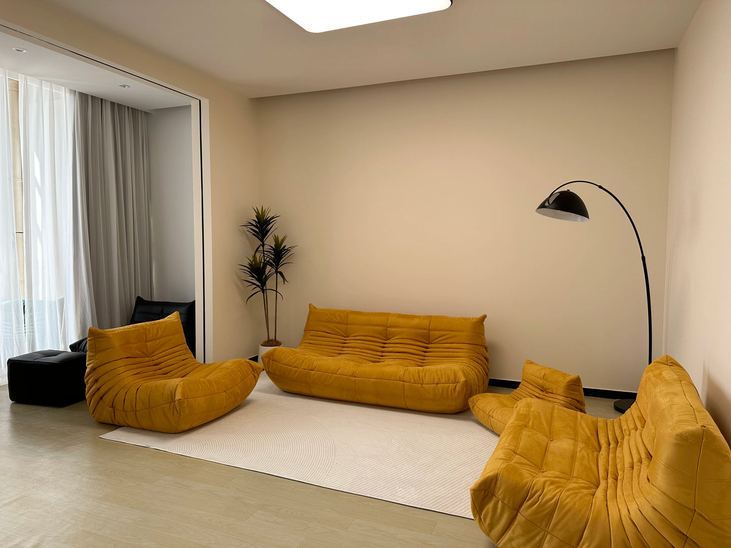 Caterpillar Single Sofa Tatami Lounge Chair Reading