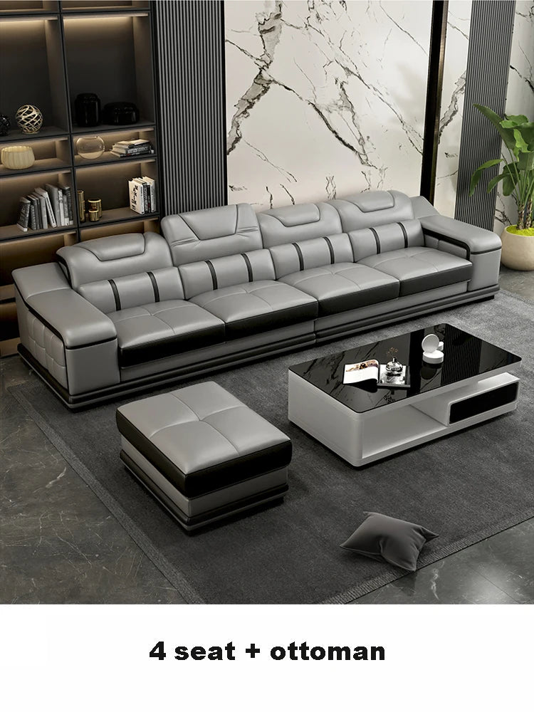 MINGDIBAOCN Genuine Leather Sofa Cama Modern Sleeper