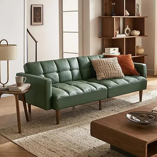 DAFIFY Mid Century Modern Futon Sofa Bed For Small Spaces
