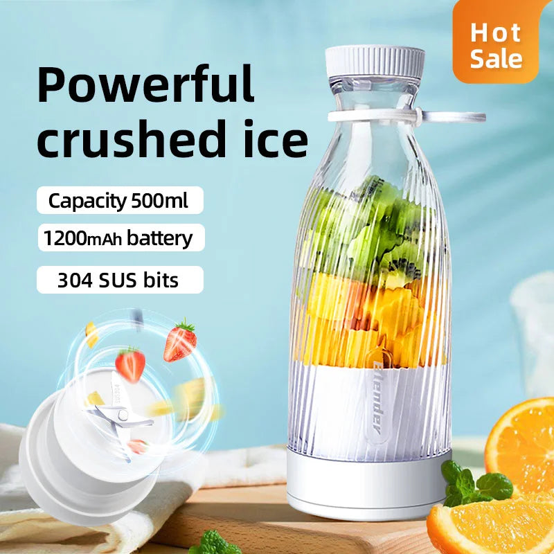 Oeny Portable USB Rechargeable Juicer Blender 6 Blade