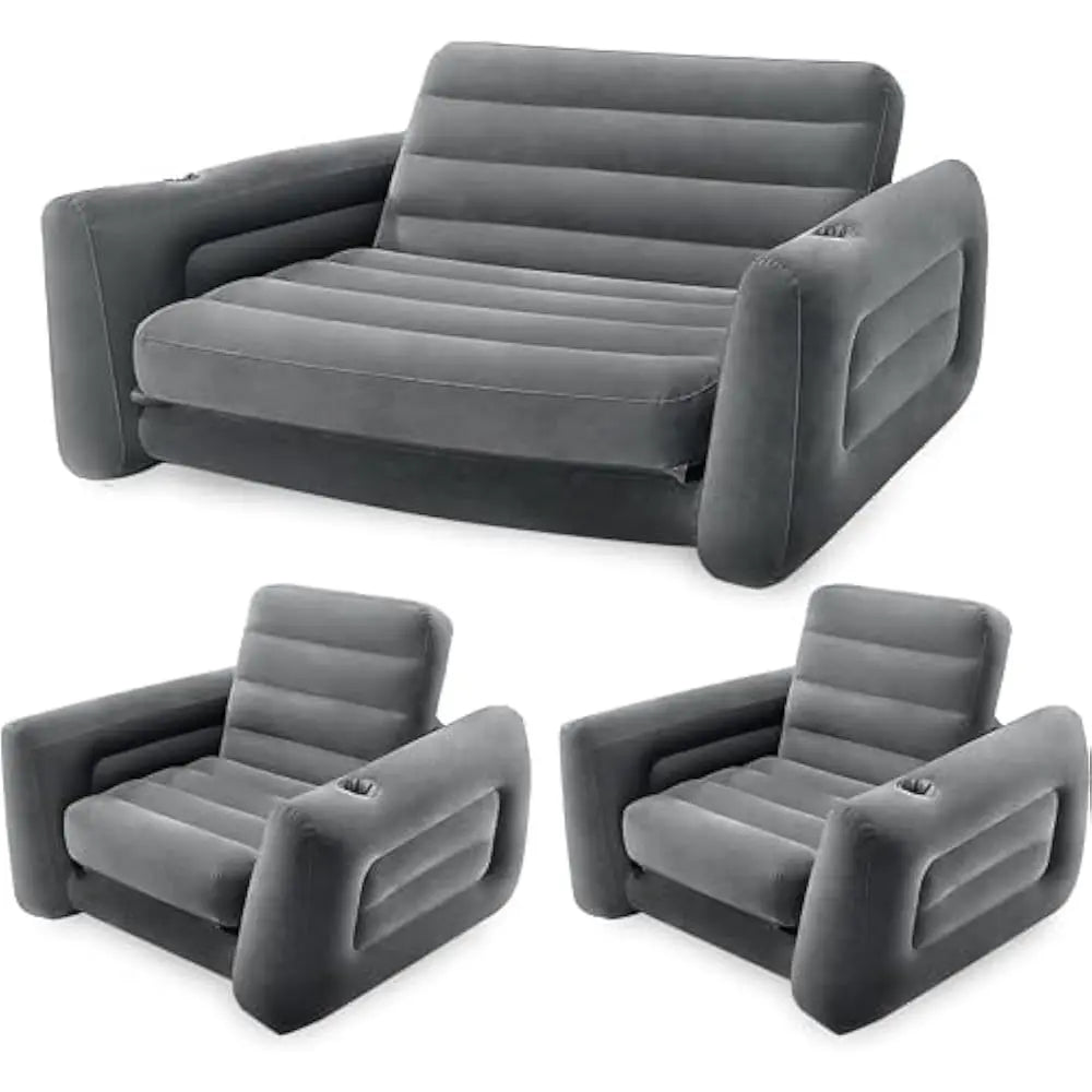 Combination Inflatable Furniture Set With Air Mattress
