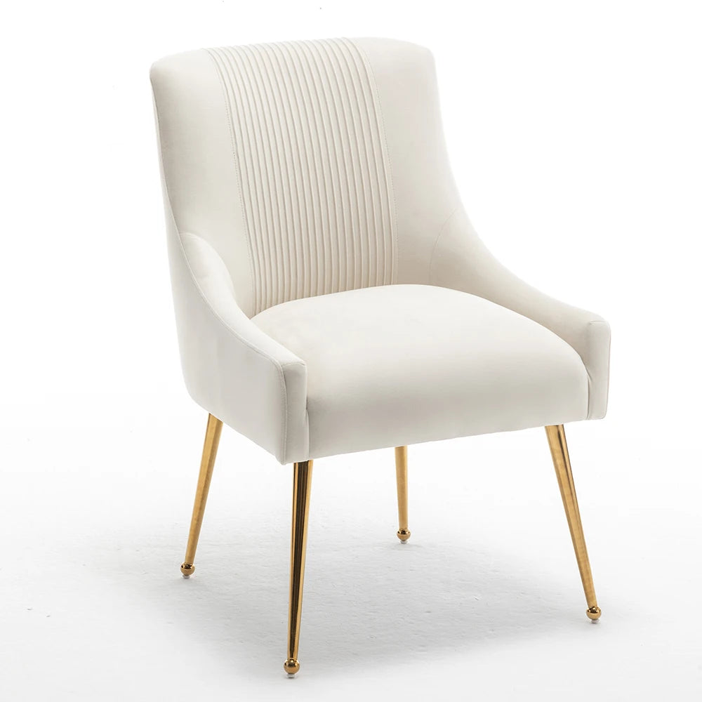 Seynar Velvet Dining Chairs Set Of 6 Upholstered Barrel