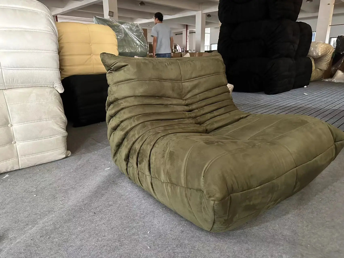 Caterpillar Single Sofa Tatami Lounge Chair Reading