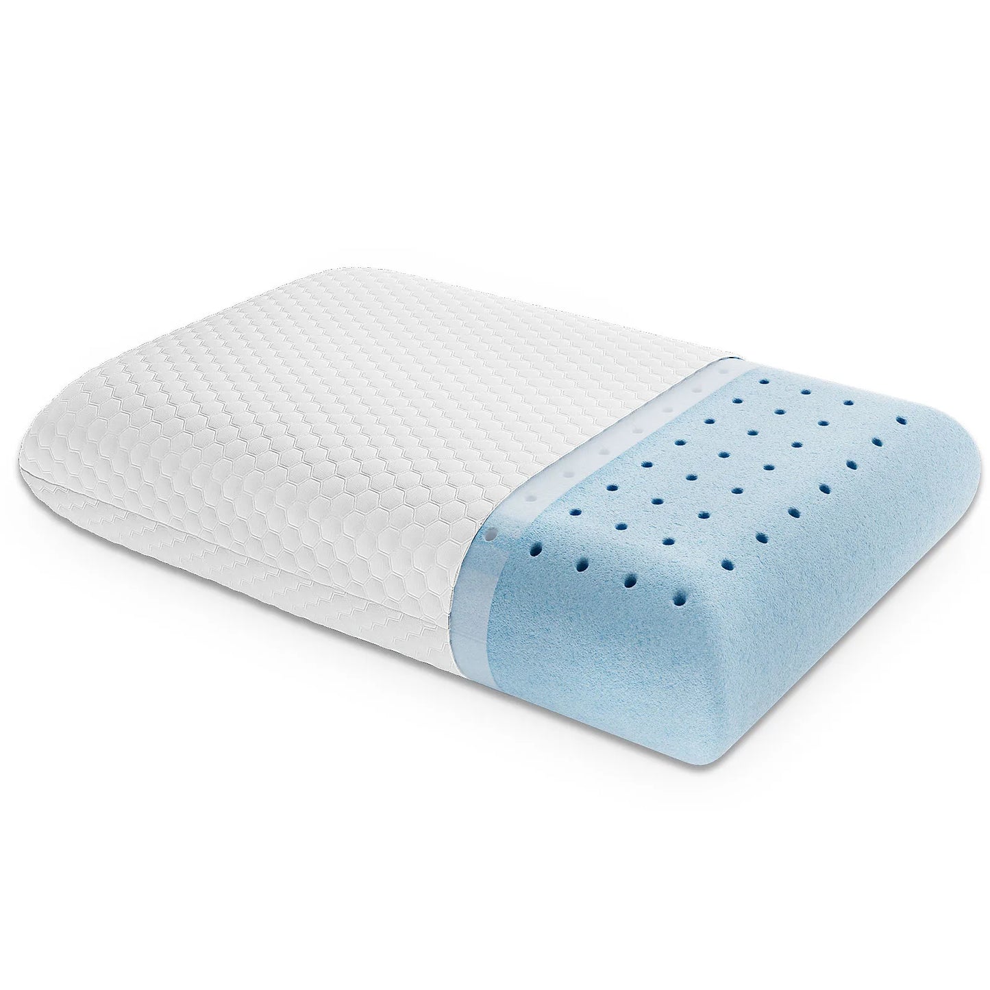 JHK Memory Foam Pillows With Ventilated Removable Cover