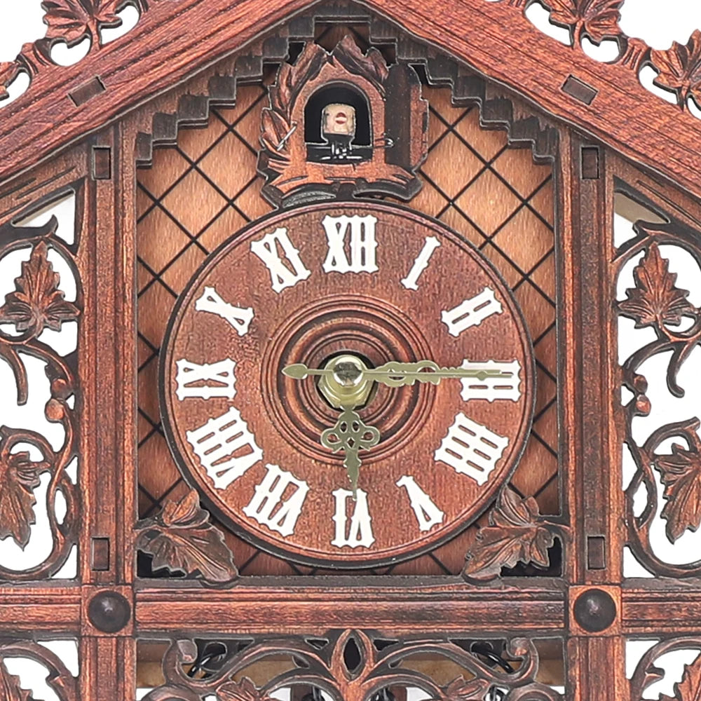 Is Smart Device Wooden Wall Clock Pendulum Antique Style