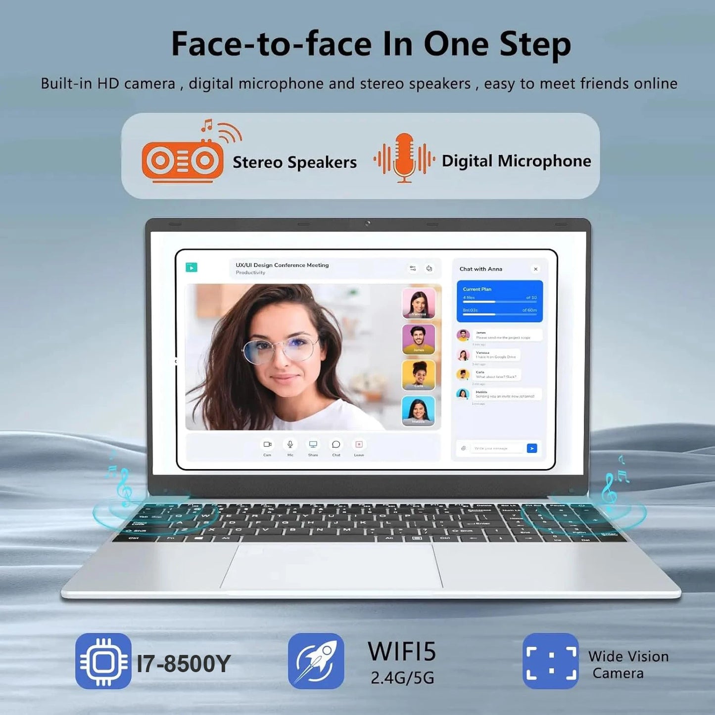 Xia Man Windows 11 Pro Laptop Intel Core I7 8500Y 16GB 1TB