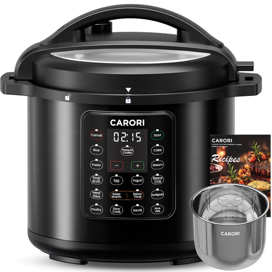 1200W 12-in-1 Electric Pressure Cooker 8Qt, Stainless Steel Pressure Cooker, Slow Cook Rice Cooker Steamer Sauté, Yogurt (Copy)