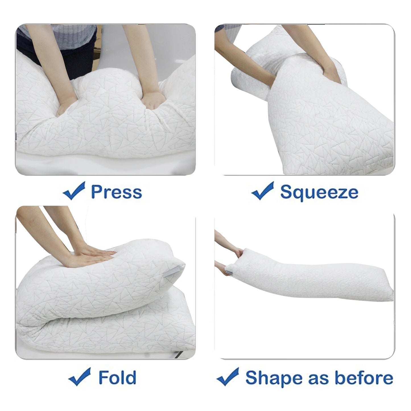 CN Guangdong Premium Memory Foam Body Pillow For Adults