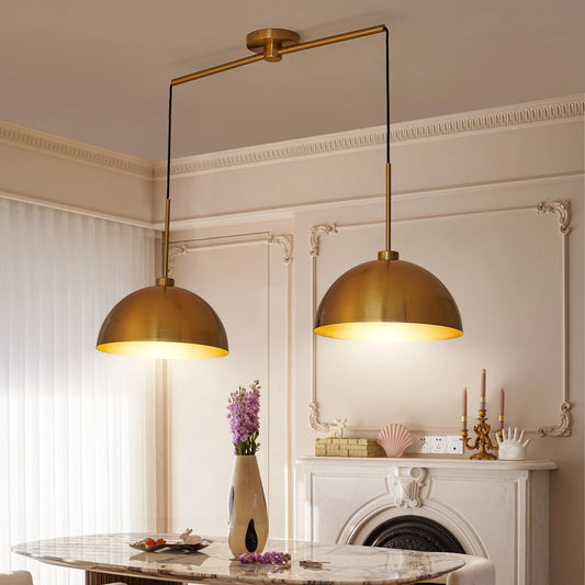 ARLGSITE Industrial Modern Double Pendant Light Adjustable
