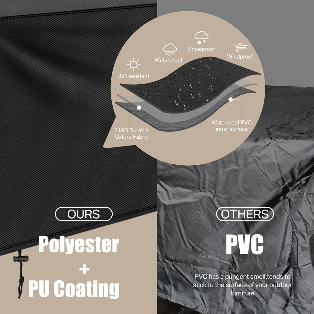 Guangdong Garden Furniture Cover Air Vent Waterproof 600D