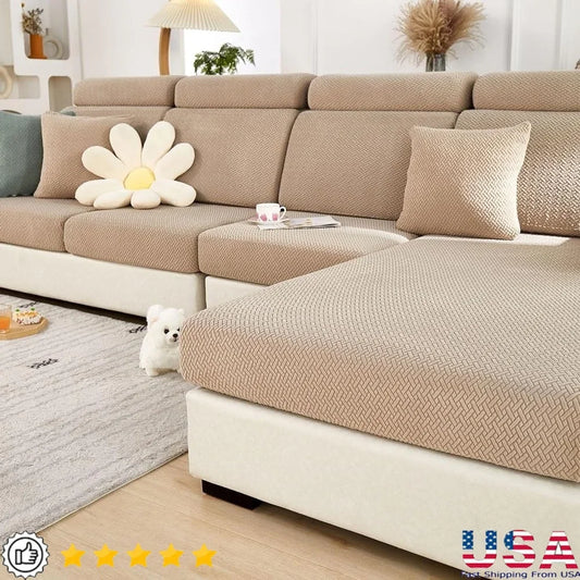Magic Sofa Covers Stretch Slipcovers Washable Pet Hair Stain Resistant Couch Cover Universal Protector Easy Install Durable Soft