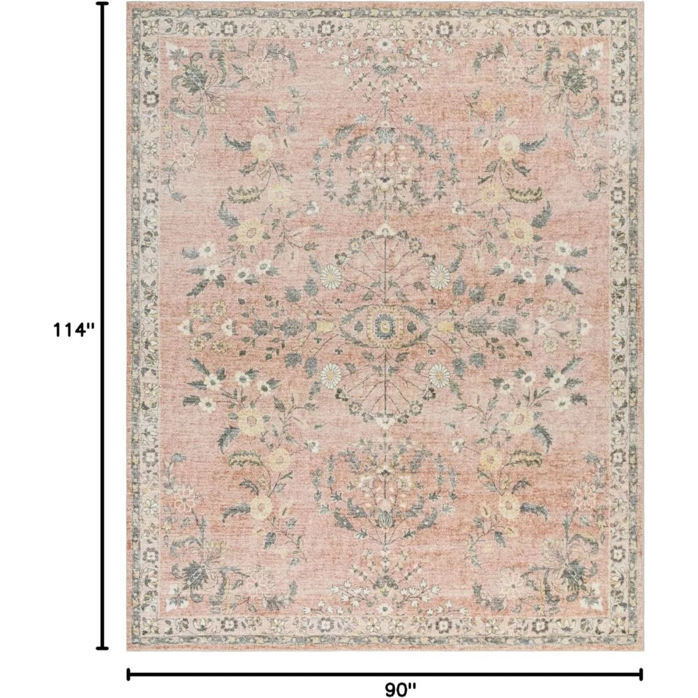 Hign-concerned Traditional Area Rug Living Room Carpet