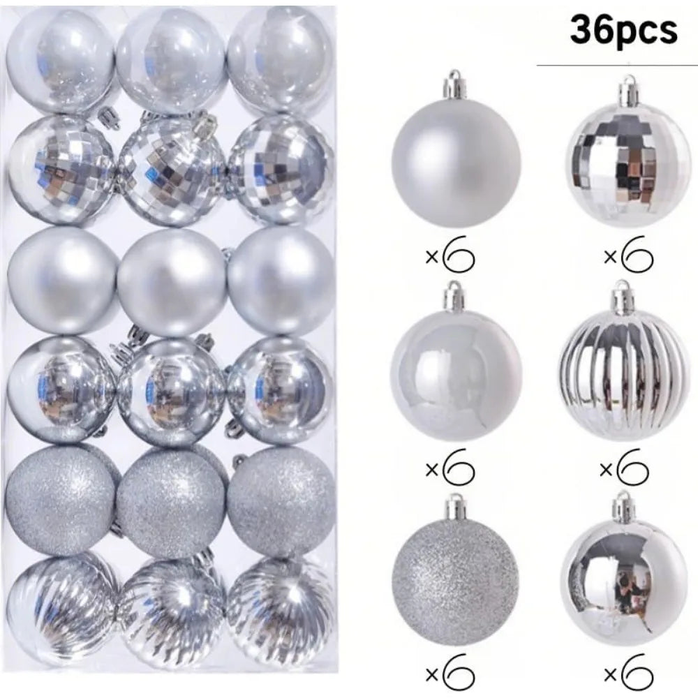 Shatterproof Decorative Balls – 36PCS 2.36-inch Rose Gold Ornaments for Home Décor, Party Decorations, Wedding Centerpieces, DIY