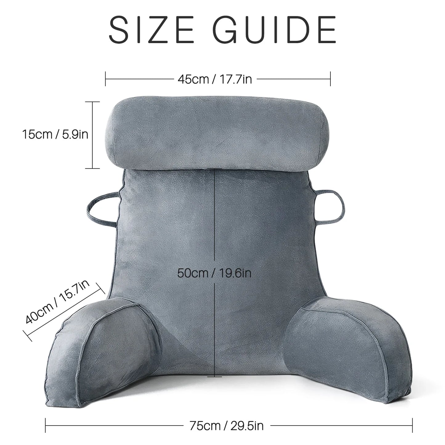 Guangdong Reading Bed Rest Pillow Triangle Cushion Headboard