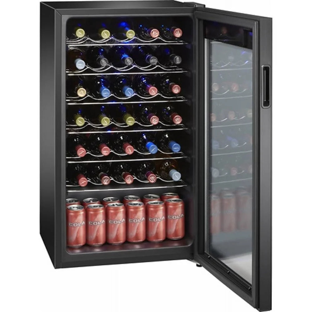 XMSJ 34 Wine Cooler Adjustable Temperature LED Lighting