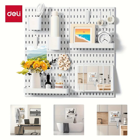 Deli Pegboard Kit 4 Pegboards And 17 Accessories Organizer