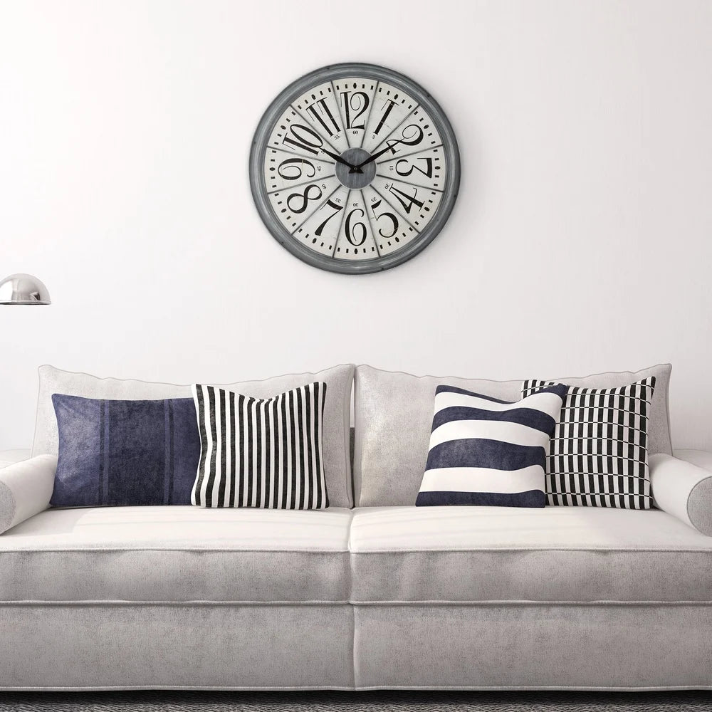 DUTRIEUX Wall Clock Quartz Battery Operated Timepiece