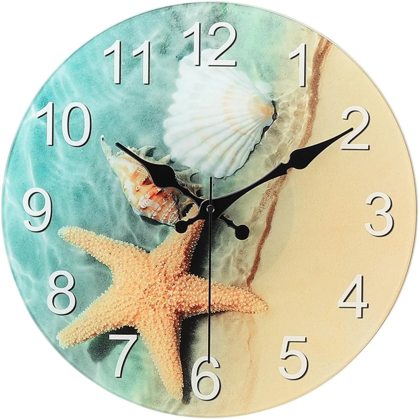 Hign-concerned Silent Wall Clock Battery Operated Sunrise