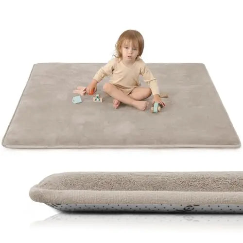 Huloo Sleep Solid Non Slip Living Room Foam Baby Play Mat