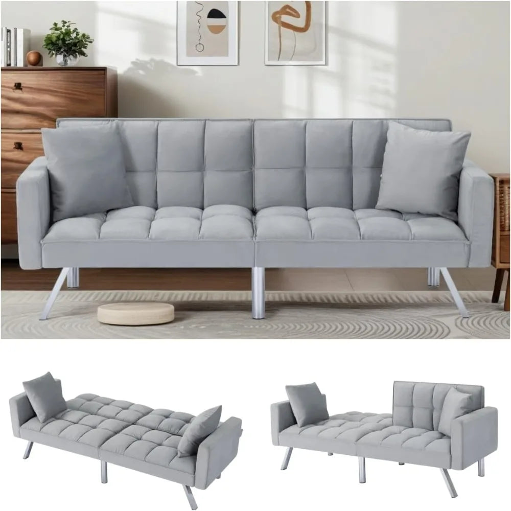 Sichuan Sofa Bed Convertible Couch With Adjustable Backrest