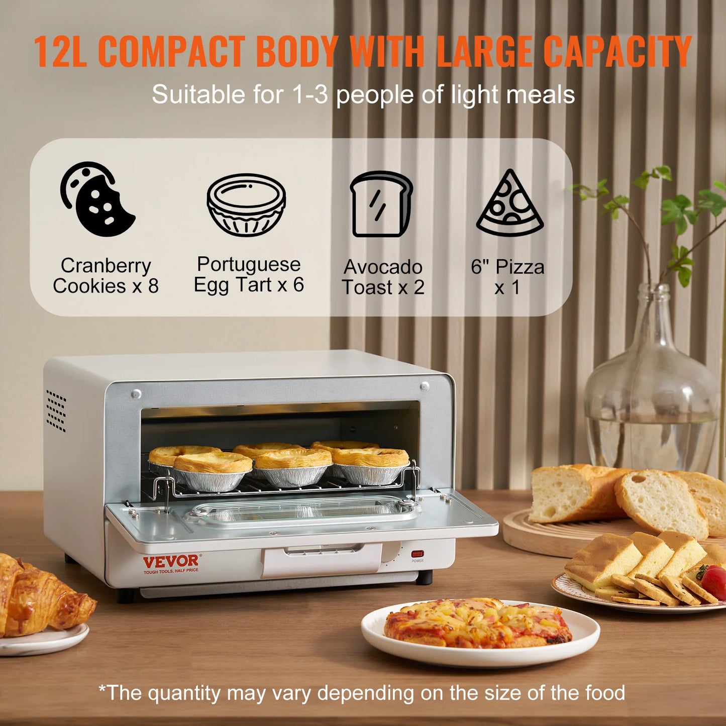 SucceBuy 5 In 1 Steam Oven Toaster Convection Oven Unit
