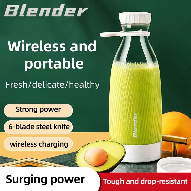 Oeny Electric Fruit Juicer Blender USB Charging 6 Blade