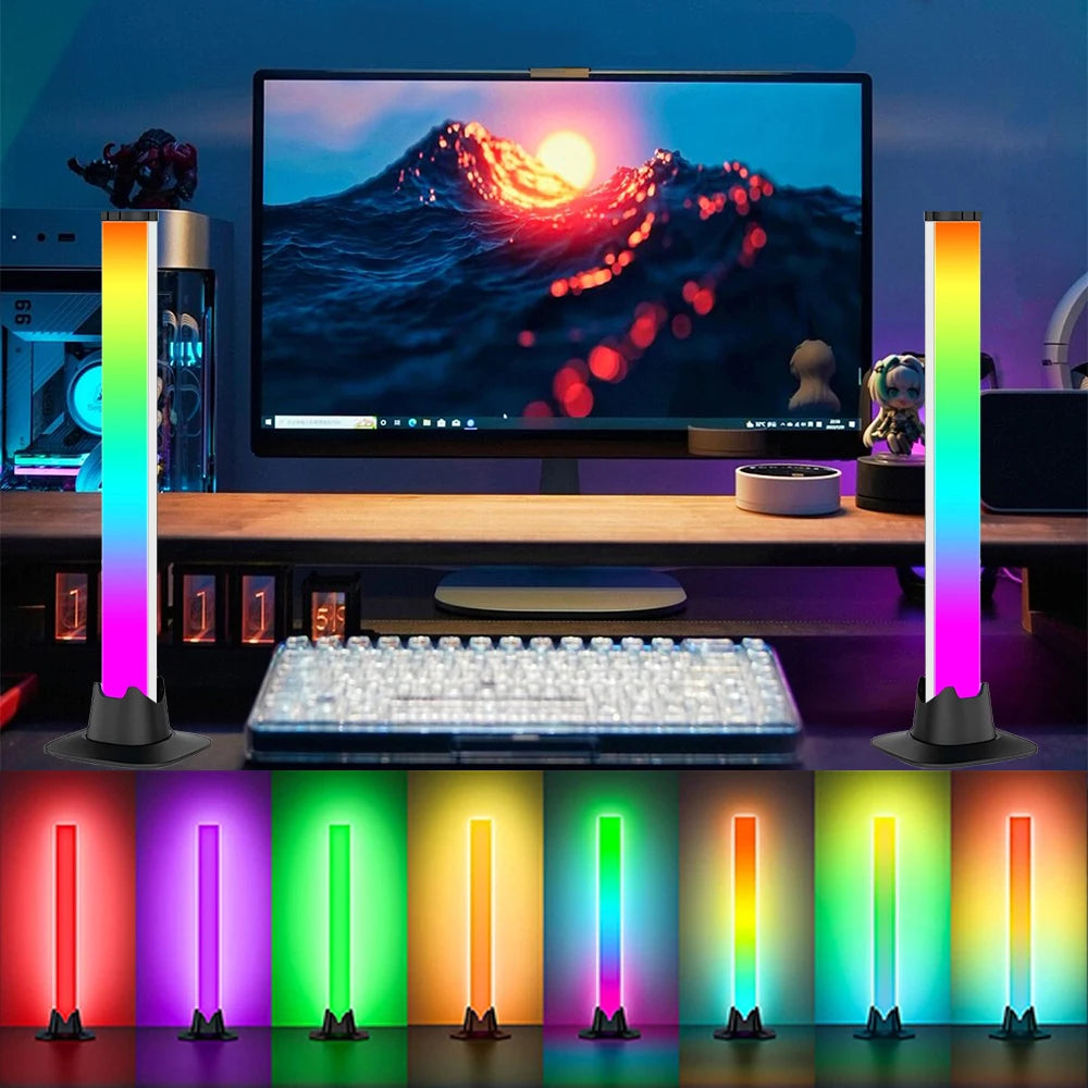 Wiscolor LED Atmosphere Lights RGB Bluetooth WiFi Desk Lamp