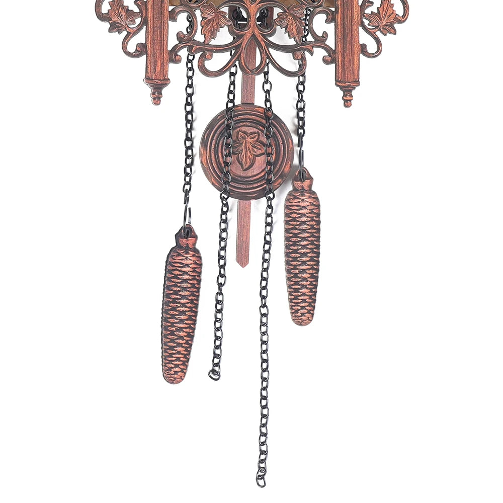 Is Smart Device Wooden Wall Clock Pendulum Antique Style
