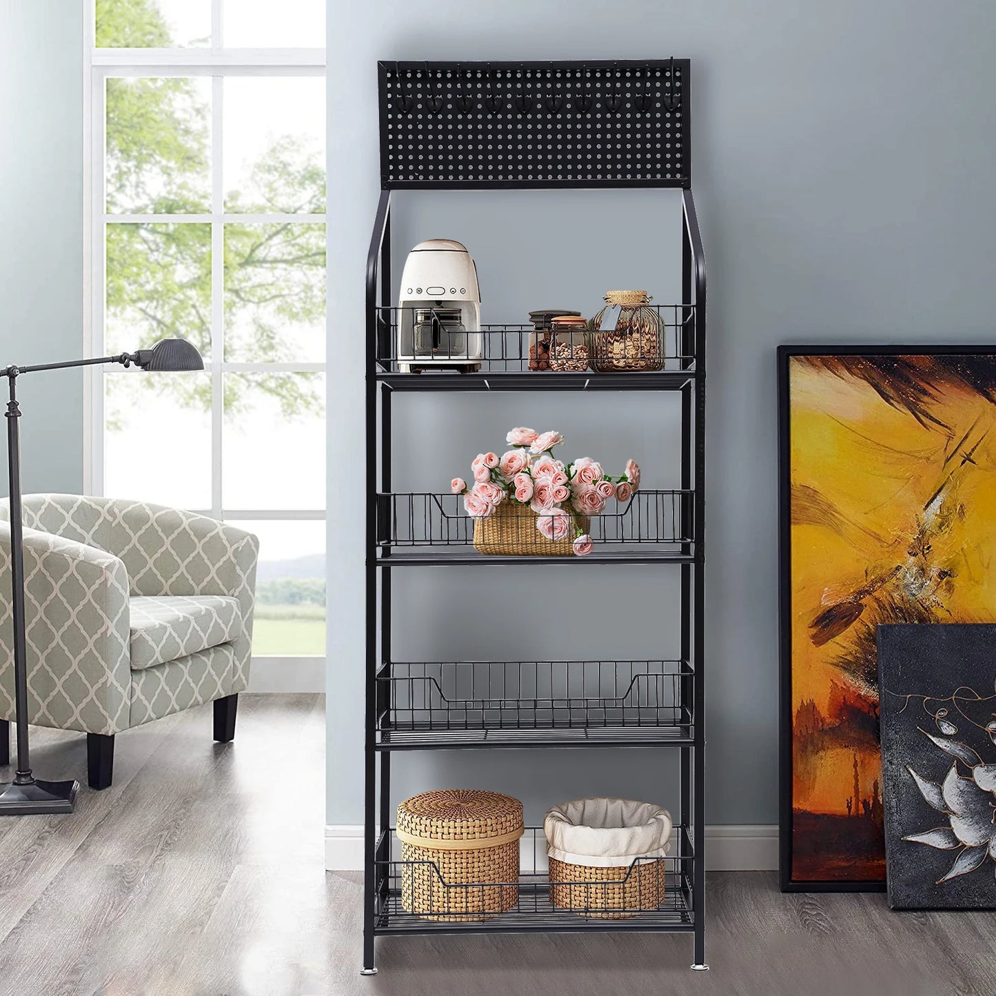 Hign-concerned Metal Racking Shelving Unit With Wheels