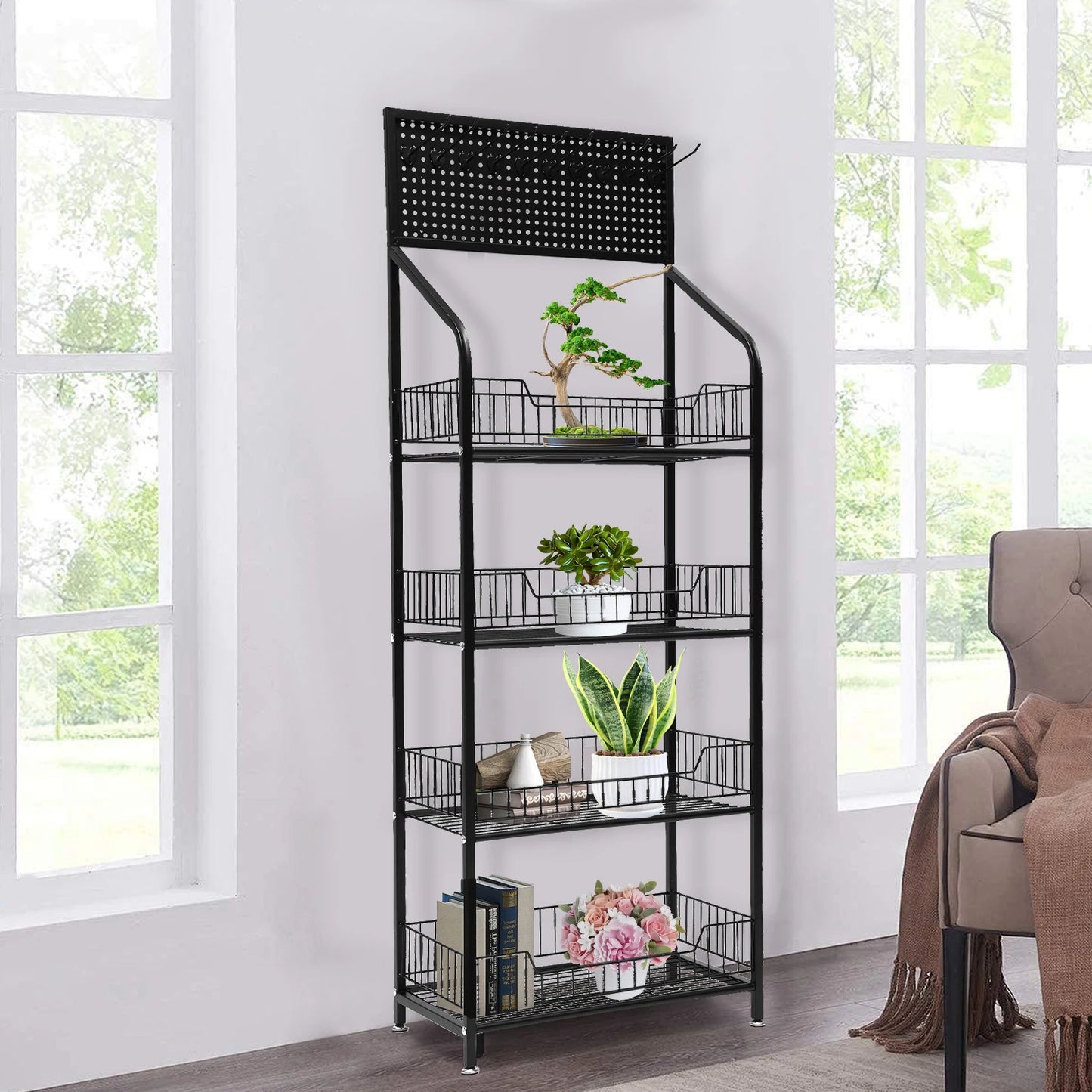 Hign-concerned Metal Racking Shelving Unit With Wheels