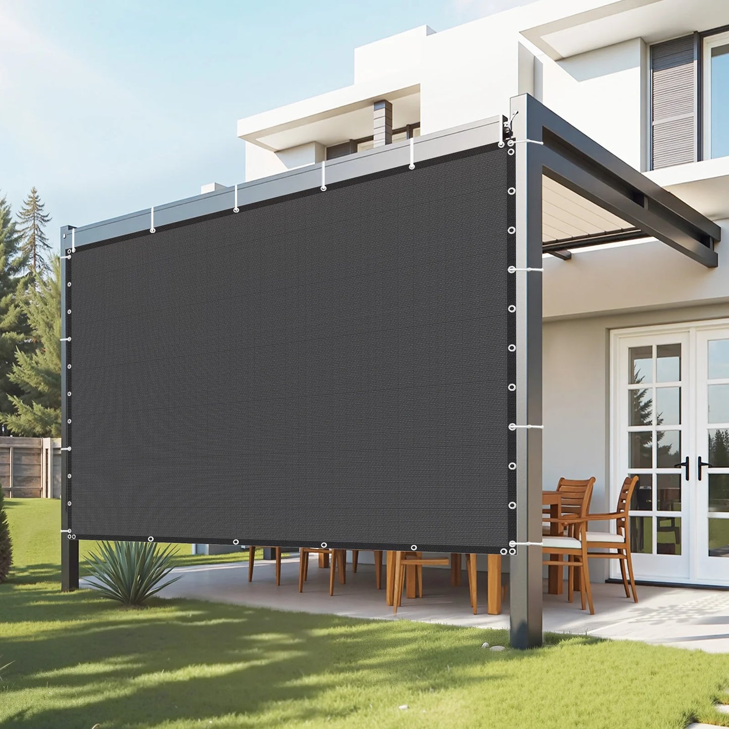 SucceBuy Shade Cloth 90 Percent 140 GSM HDPE Canopy