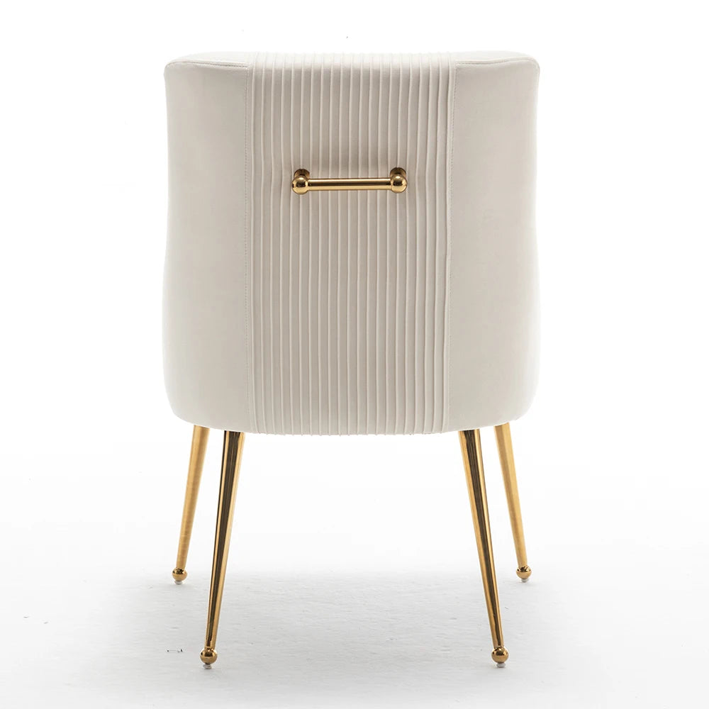 Seynar Velvet Dining Chairs Set Of 6 Upholstered Barrel