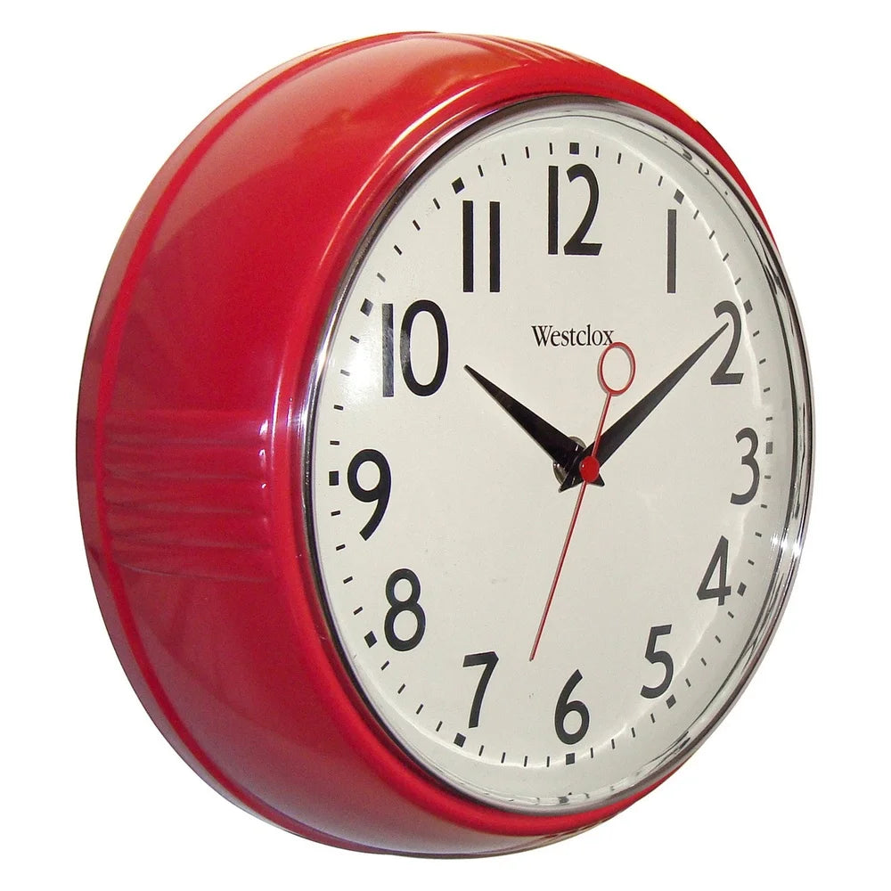 Combination Retro Wall Clock Quartz Analog Timepiece