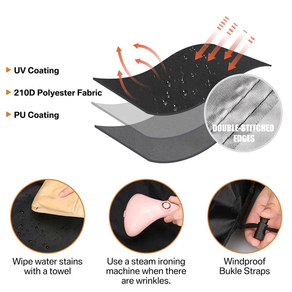 Guangdong Garden Furniture Cover Air Vent Waterproof 600D