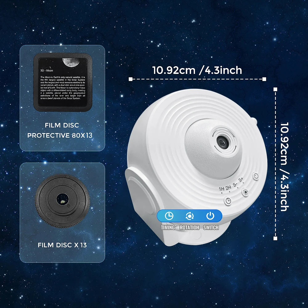 Aiopp 13 In 1 Star Projector Galaxy Night Light For Bedroom