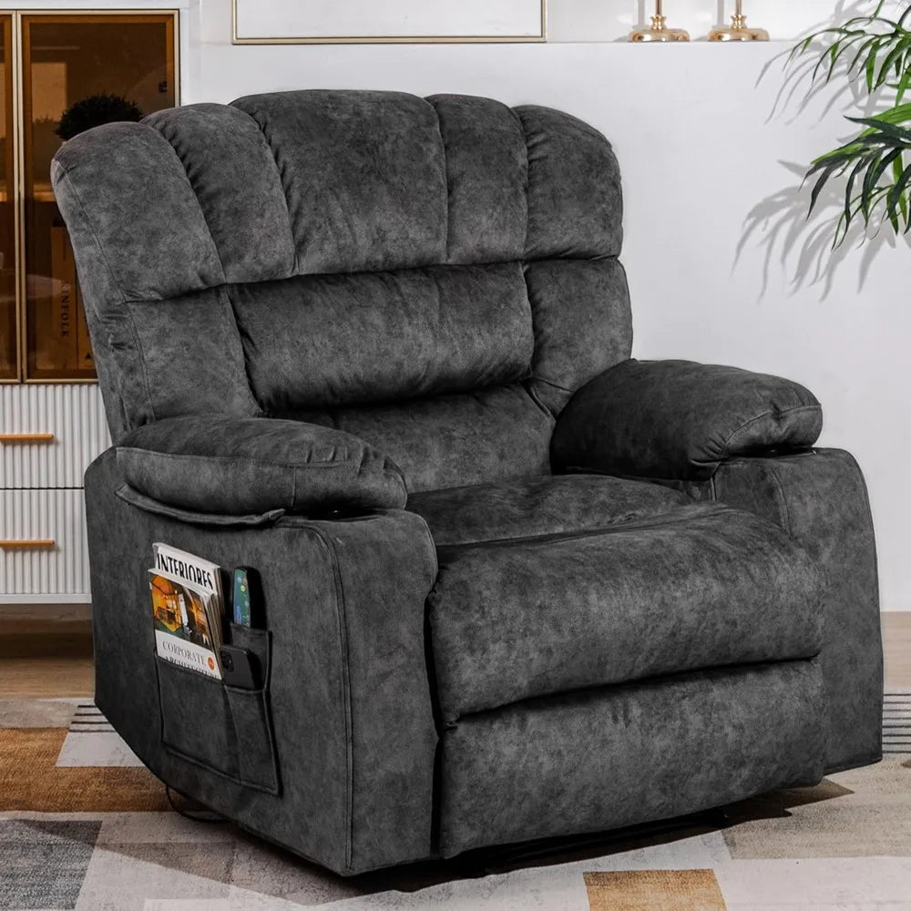 XMSJ Modern Ergonomic Recliner Chair With Foam Filling