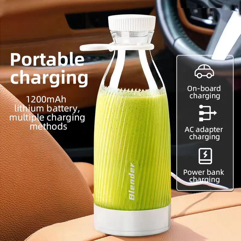 Oeny Electric Fruit Juicer Blender USB Charging 6 Blade
