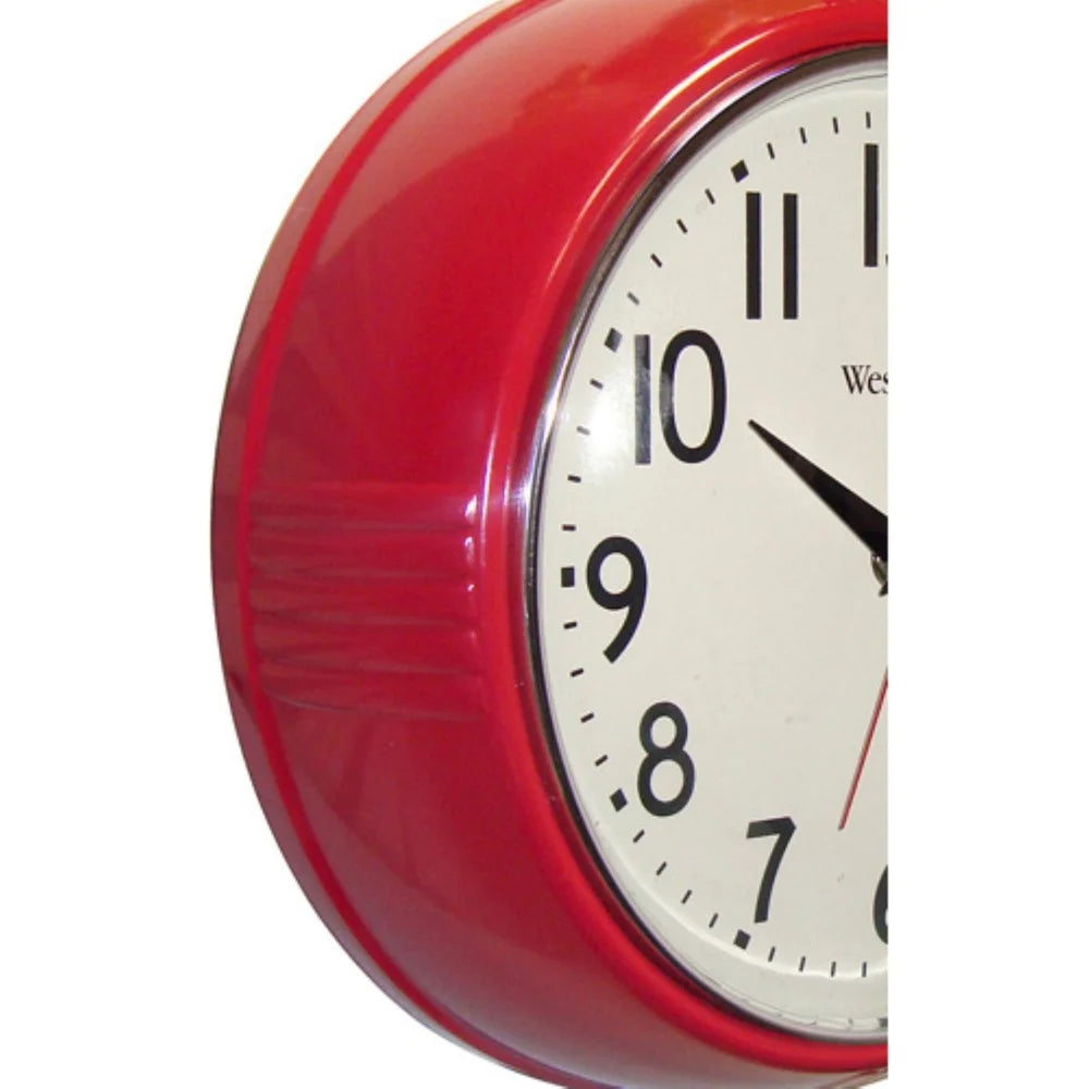 Combination Retro Wall Clock Quartz Analog Timepiece