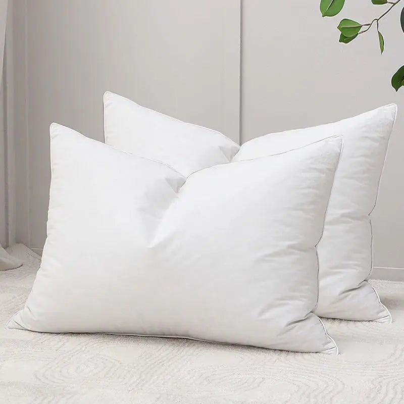 WQSPRINGCN Luxury Goose Pillow Soft Breathable All Seasons