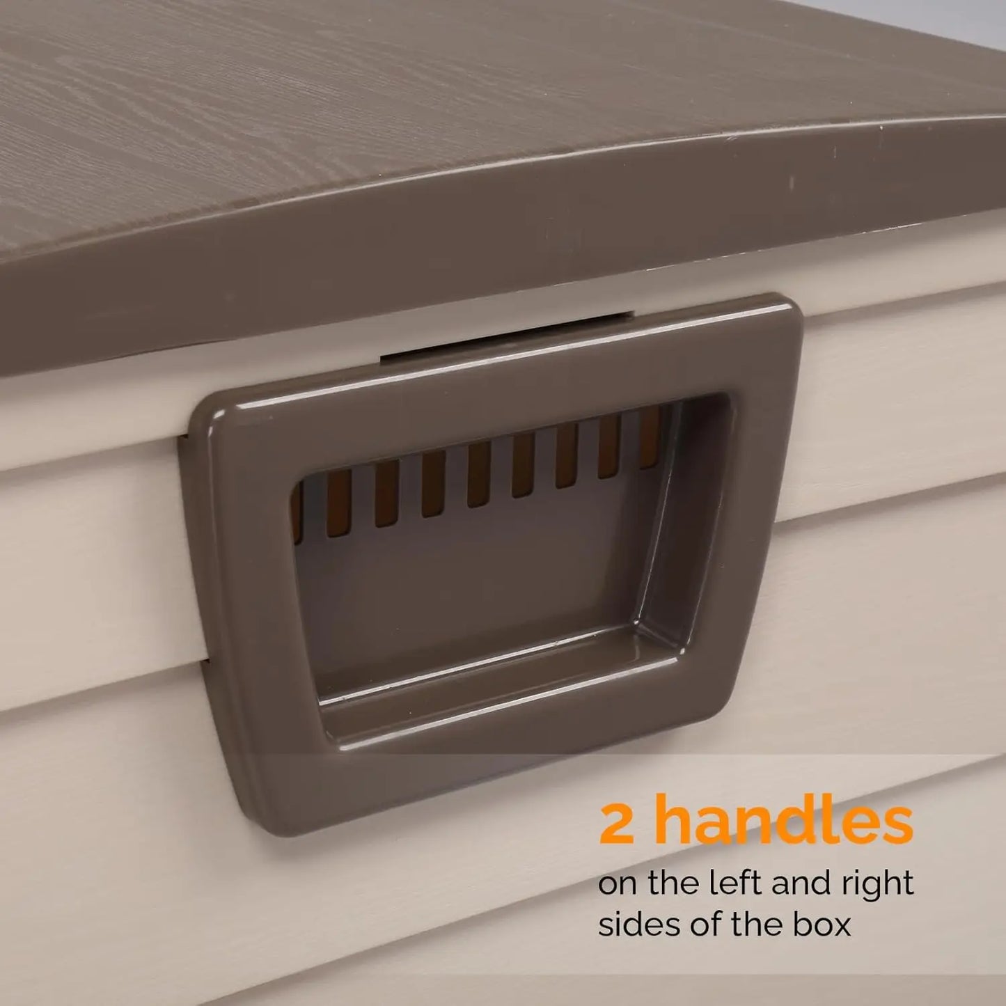 XMSJH Lockable Outdoor Storage Box Plastic Deck Box Garden