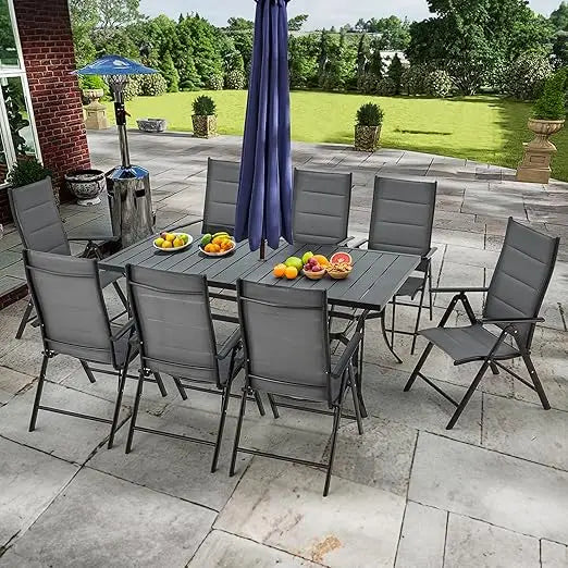 Blackwicker Rattan All Weather Patio Dining Set Tabletop