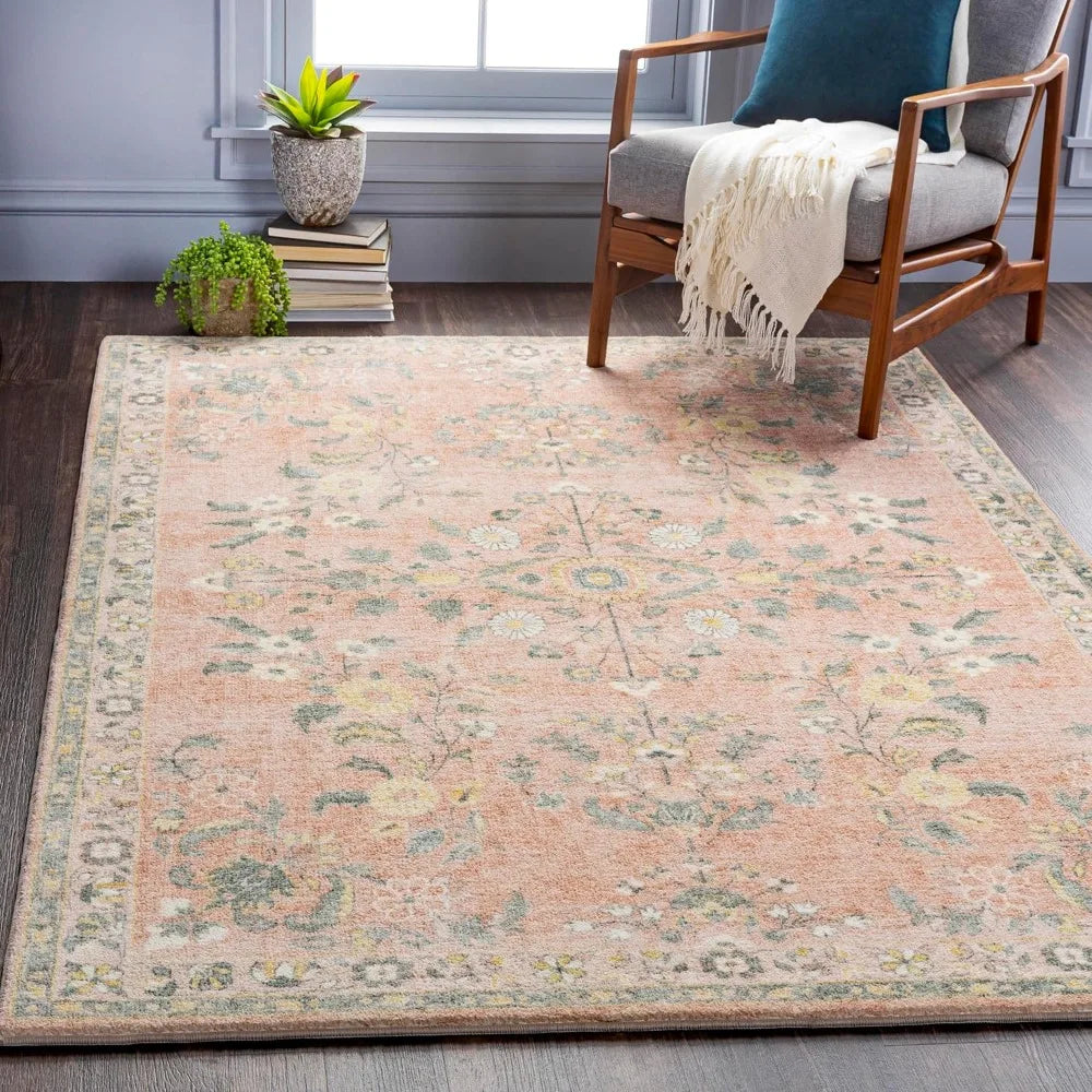Hign-concerned Traditional Area Rug Living Room Carpet