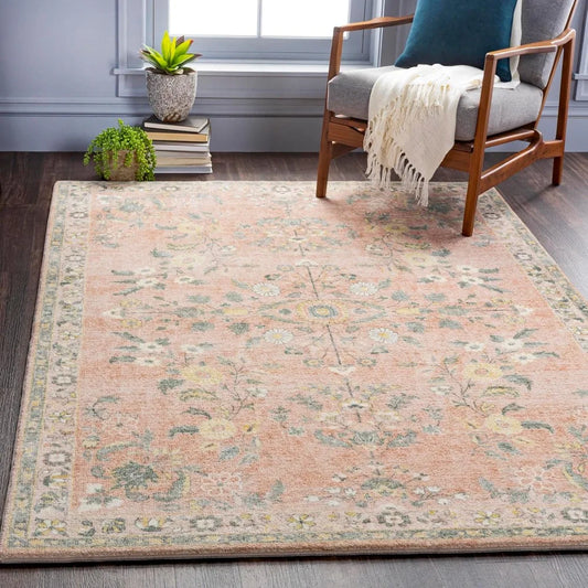 Hign-concerned Traditional Area Rug Living Room Carpet