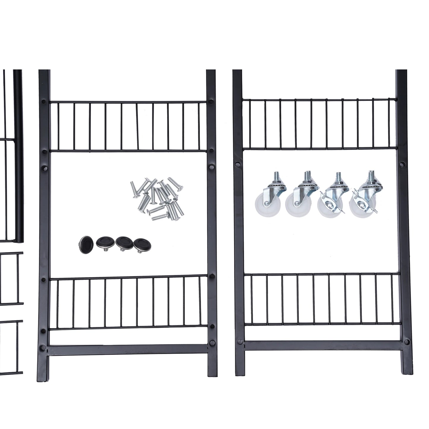 Hign-concerned Metal Racking Shelving Unit With Wheels