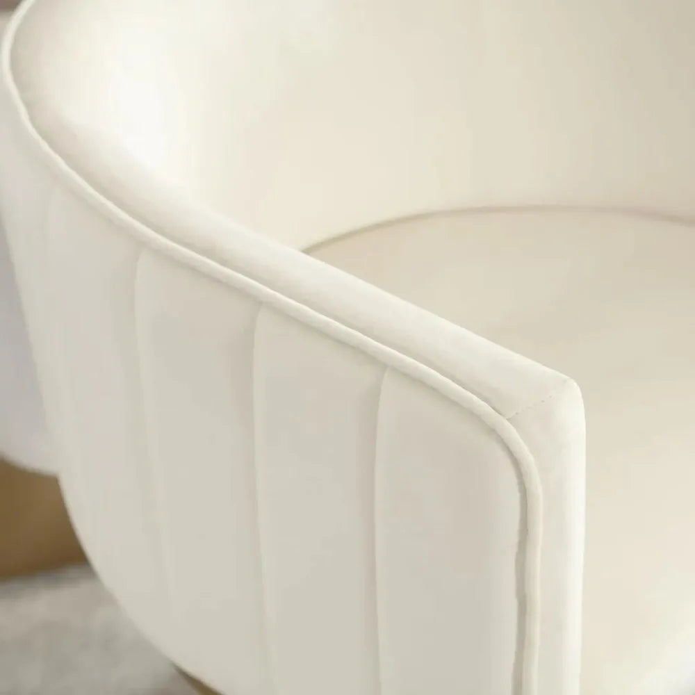 Folded Velvet Dining Chairs Set of 4 With Metal Frame