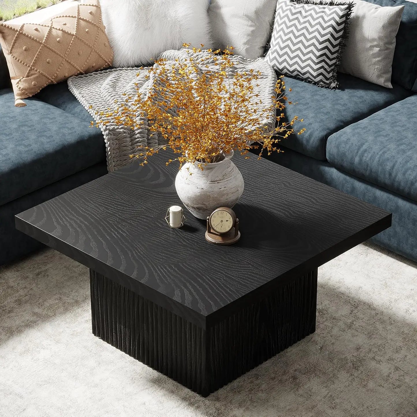 Little Tree Square Coffee Table Mid Century Modern