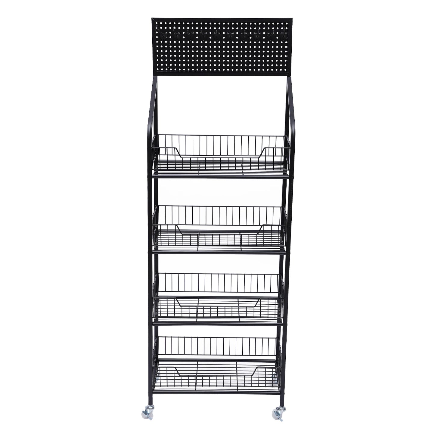 Hign-concerned Metal Racking Shelving Unit With Wheels