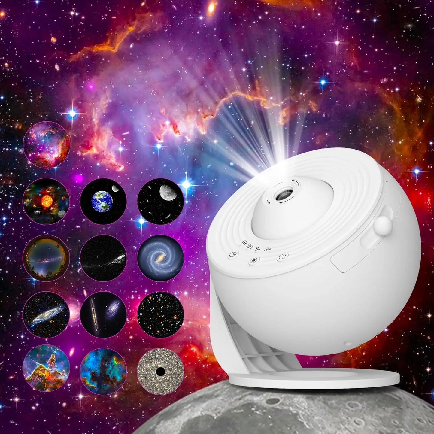 Aiopp 13 In 1 Star Projector Galaxy Night Light For Bedroom